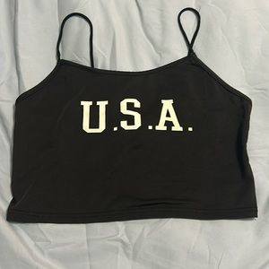 USA crop top